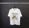 Designer T-shirt Hellstar Shirt Patroon T-shirt Hip-Hop Summer Fashion T-shirt Damesontwerpster Top katoen T-shirt Polo's Korthuls Hellstar-kleding van hoge mouwen