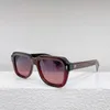 Óculos de sol da moda para homens Mulheres designers de tremonha de verão American High Street Outdoor ao ar livre Anti-ultraviolet Retro Plate Acetato Fibra Quadro quadrado Caixa aleatória WDO5