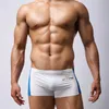 Sous-fonds Boxer shorts gay sous-vêtements pour hommes serrés Trunks Splice Design Super Men Boxer Soft Boîtres Mémure Houstable
