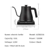 Controle 220V Kettle elétrica 800ml Poneco de cafeteira de cafeteira de cafeteira de cafeteira térmico TermoTuratureControl Bunerta de água Smart bule de chá