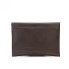 ブリーフケース本物のクレイジーホースレザードキュメントバッグポーチA4男性ブリーフケースポートフォリオ茶色のクラッチ財布封筒バッグ