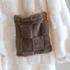 Casal de roupas de dormir feminino Casal de veludo de veludo de coral Pijama de outono/inverno conjunto longo