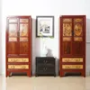 Ganci ming e qing dinastie imitazione armadio vintage stoccaggio in legno massiccio di mobili dipinto classico abiti da camera da letto