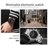 Montre-bracelets Sanda 3176 Band en acier Watch Quartz Watch Multi fonctionnel Night Light Imperproof Alarm ALARM Fashion Trend