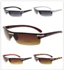 Gafas de sol de moda de Half Frame de marca para hombres y mujeres ciclistas o pescando lentes solares con estuche y caja por caída 5190774
