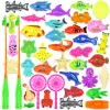 Accessories 1852pcs Kids Magnetic Fishing Toys Set with Iatable Pool Net Magnet Fishing Rod Funny Classic Toys for Children Gift