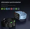 Regarder intelligent pour les hommes / femmes avec un rappel Bluetooth et un rappel de message, une montre de fitness à écran tactile HD ", pour les montres-bracelets Android iOS