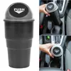 Interiörstillbehör Portable Car Trash Can Vehicle Garbage Dust Case Storage Box Auto DustBin Mini Bin Accessory