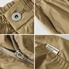 Herrenhosen 2024 Frühling Herbst Lose Casual Cargo Herren Kleidung Einfacher Kordelstring Joggers weiche Streetwear -Hosen AZ656