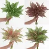 Kwiaty dekoracyjne Odporne na UV sztuczne rośliny Realistyczne symulowane rekwizyty Pteris Leaf