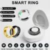 Smart Ring Est Intelligent Wearable Device för män Kvinnor Bluetooth Heart Sleep Health Monitor Vattentät för iOS Android 240408