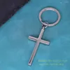 Keychains Style Simple Cross Pendant Keyring For Women Men Hommes Jésus-Christ