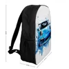 Rugzak klassieke sportwagen hyper artistieke inkt tekenen trekking rugzakken jongenskwaliteit grote middelbare school tassen streetwear rucksack