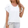 Magliette da donna Ladies Casual Fashion Sexy Solid Color Ball Round Neck Top Top Top-Fashion and Simple Abbigliamento femmina femmina