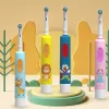 toothbrush Children's Rotating Electric Toothbrush Battery Intelligent Electric Toothbrush Convenient Toddler Toothbrush