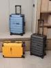 Luggage 20''22''26'' Inch Lightweight Luggage Aluminium Frame Suitcases Travel Password Trolley Case Anti Scratch