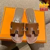 Nouvelle top women marque chypre oran sandals concepteurs pantoufles tongs plats tongs crocodile skin toboggan dames plage sandal été