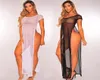 Femmes Sexy Beach Coverup 2021 Summer Transparent Swimsuit Couvre de maillots de bain Wear Swimwear Mesh Robe tunique Sarongs5559474