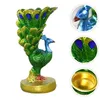 Mum Tutucu Tutucu Stand Peacock Candlestick Hayvan Tealight Konik Sütun Heykeli Heykel heykel Kuş Fengshui Adive Reçine