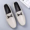 Casual Shoes 37-47 Designer Calfskin Genuine Leather Dress 2024 Men's Fashion Moccasins Wedding Party Loafers Oxford For Men