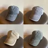 Berets Women Men Summer Vintage Washed Dyed Cotton Baseball Casual Outdoor Sunscreen Solid Color Wavy Striped Adjustable Dad Hat