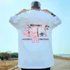 Camisetas para hombres M-8XL Men Camiseta Tendencia de moda de gran tamaño Letras creativas 96 Men estampados Slve T Tops de cuello redondo de verano Y240420