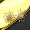 Boucles d'oreilles Glseevo Grey Grey Snowflake Crystal Chain 2024 France Fashion Creative Design Women Jewelry Banquet GE1190