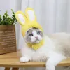 Trajes de gatos fofos de fantasia engraçada com orelhas para gatos cães pequenos cães chapéus acessórios