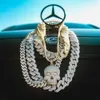 Miss Jewelry Fashion Gold Plated Iced Miami Cuban Men and Women's Chain