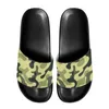 Pantoufles hommes extérieur camouflage vert plage décontractée en caoutchouc bessable semelle antidérapante conception douce confortable Pu supérieur