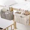 収納バッグキャンバスバッグHouesholdBabyBrib Bedsideポケットオーガナイザーホルダーベッドルームソファベッドハンディング