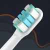 Köpfe 8x für Xiaomi Sonic Electric Tooth Pinsel Düsen T300 T500 T700 Ultraschall 3D Hochdichte Ersatz Zahnbürstenköpfe