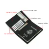 Holders DIENQI New Carbon Fiber Passport Covers Holder Wallet for Men RFID Thin Small Card Wallet MultiFunction Travel Accessories 2020