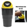 Interiörstillbehör Portable Car Trash Can Vehicle Garbage Dust Case Storage Box Auto DustBin Mini Bin Accessory