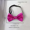 Strikjes geavanceerde pailletten stropdas verheft volwassen unisex kleding met aanraking van en elegances delicate druppel