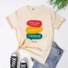 Magliette da donna nessuno può essere alla maglietta di pace camiseta unisex a manica corta hipster thirt thirts alla moda di diritti umani slogan tops