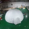 10mD (33ft) With blower Cusomized shelter LED Inflatable igloo dome party tent Bar disco Marquee 1 door Building Balloon for exhibition