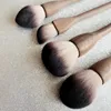 2024 New Walnut Makeup Brushes Set High Quality Cosmetic Powder Blush Foundation Sculpting Eyeshadow Smudge Makeup Brush Wood Handle for