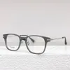 Solglasögonramar NPM-142 Square Acetate Titanium Eyeglasses Extre-Light Fashion Designer Japanese Style Brand Men Business Glasses For