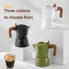 150ml Double Coffee Pot for 3 Persons Espresso ction Moka Pot Outdoor Brewing High Temperature Coffeeware Teaware 240417