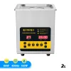 Rengörare Eiwei Ultrasonic Cleaner Bath 2L 60W 40KHz med DEGAS Värme Timer Digital Display Ultraljudshem Apparat