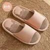 Slippers Linen Men Shoes Home Cotton Couple Cloth Lightweight And Comfortable Casual Women Wear Resistant Lovely