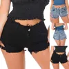 Women's Shorts Hot Sale Summer Woman Sexy Ripped Denim Shorts High Waist Irregular Tassel Slim Shorts Jeans Mujer Y240420