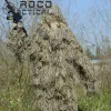 Calçados calçados rocottictics Sniper Lavagem Lavagem Ghillie Suit de camuflagem tática para caça militar Airsoft Paintball Woodland
