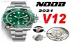 Top 2021 N 40mm V12 116610 SA3135 Automatic Mens Watch Green Ceramics Bezel And Dial 904L Steel Bracelet Ultimate Super Edition C7016028
