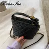 Umhängetaschen Crossbody für Frauen Luxus Handtasche Klassische Eimerbeutel Süßigkeiten Farbe Weiche Lederkupplung Geldbeutel Kette