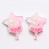 装飾的な花50/100/ PCS卸売されたかわいい色美しい樹脂スターキャンディロリポップフラットバックステッカービーズ用ケースアクセサリ用