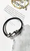 Horseshoe Bracelet Magneet Clasp stalen armband titanium stalen roestvrijstalen minimalistische stijl mode luxe designer sieraden voor dames1718126