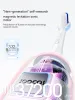 Heads SOOCAS X3S Sonic Electric Toothbrush IPX8 Waterproof 180 Days Battery Life Ultrasonic Teethbrush Ultra Soft Bristles Nozzles