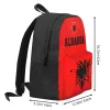 Ryggsäckar 2023 Fashion Albania Country Flag Ryggsäck Middle School Student Schoolbag Casual Back Pack Travel Bag unisex ryggsäck